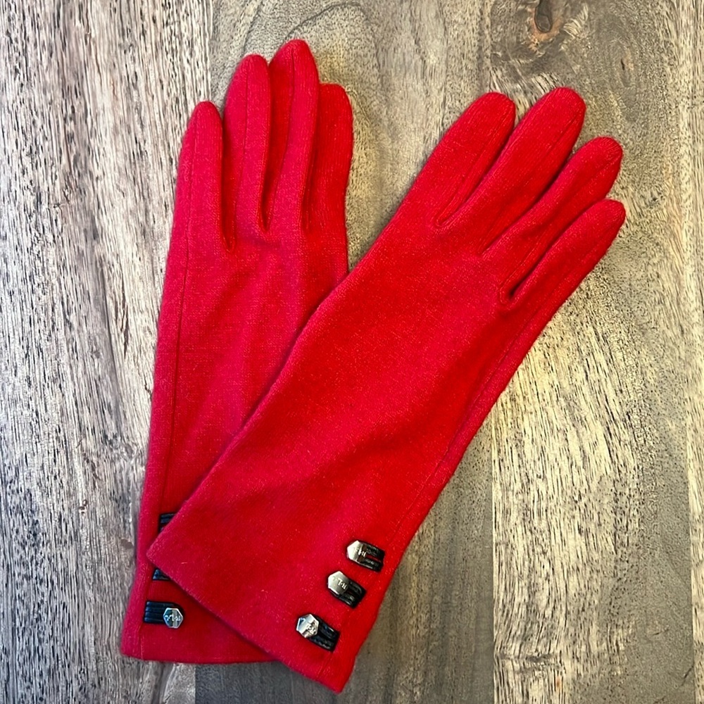 Ralph Lauren RRL Red Wool Cashmere Gloves